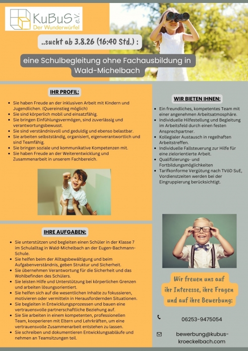 27.4.26 Schulbegleitung Wald-Michelbach